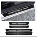 4pc Door Sill Skuff Plate Sticker With Changan Logo Suitabla For Alsvin And OShan x7 Door sill Protect Cover. 
