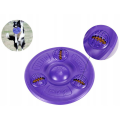 1 purple pet food leakage toy frisbee pet supplies for walking dogs, teasing dogs, training dogs, and pet training frisbees. 