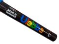 acrylic markers for painting by ulebbe 12 colours no 1001 professional water based pigment ink non toxic strong adhesion and sun proof waterproof no fading suitable for people aged 6 to 14 and above it contains small parts keep children from swallowing. 