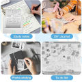 Portable Mini Printer Inkless Bluetooth Portable Photo Printing For Kids - 1080P Instant Camera Printer 2.8 inch IPS Screen, Front and Rear Dual Lens Camera 57mm for Android IOS Fit for Adhesive Label Thermal Papers. 