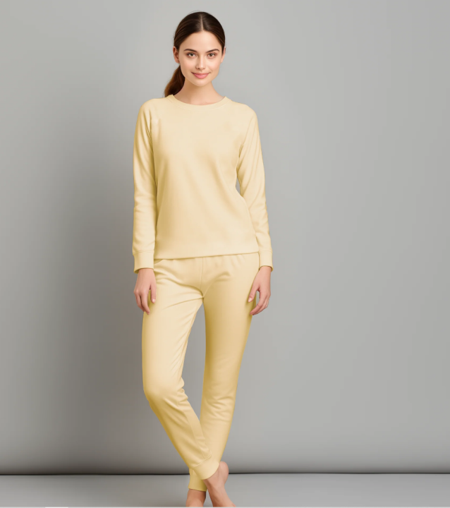 Women’s Winter Thermal Suit – 2 Piece Body Warmer Inner Wear | Soft ...