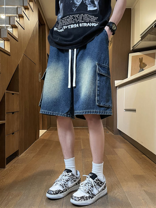 Summer%20Men's%20Cargo%20Denim%20Shorts%20Baggy%20Straight%20Fashion%20Casual%20Wide%20Leg%20Short%20Pants%20Big%20Pocket%20Beach%20Vacation%20Short%20Jeans%20Male%20-%20Image%204