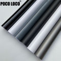 Glossy Black Vinyl Wrap Film Car Sticker White Grey Matte Black Self Adhesive Vinyl Window Trim Strip Film Air Bubble Free. 