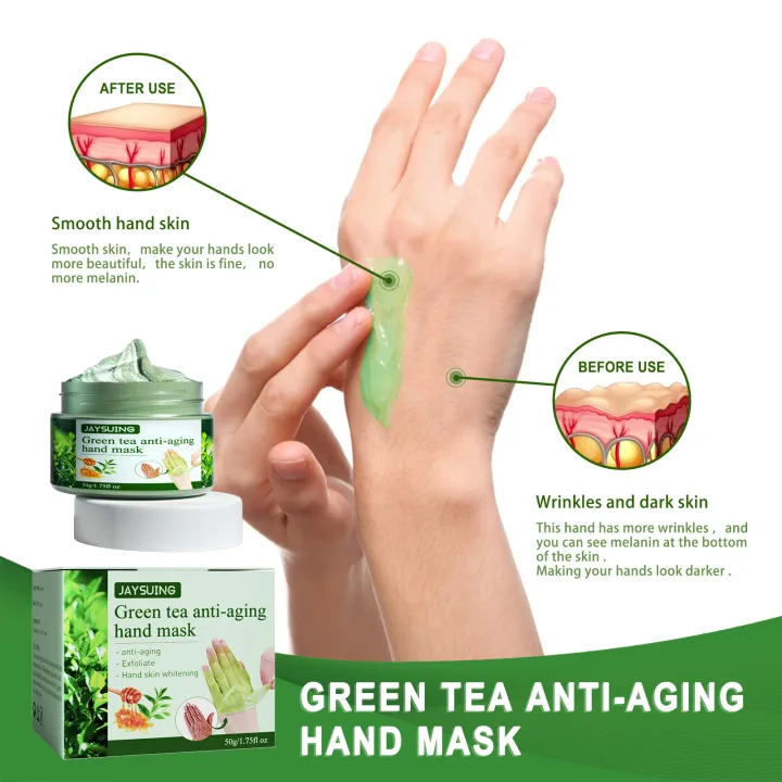 Green%20Tea%20Hand%20Mask%20Anti-Wri-nkle%20Moisturizing%20Wh-itening%20Repair%20Exfoliating%20Callus%20Film%20Nourish%20Hand%20Skin%20Care%20Cream%2050g%20-%20Image%204