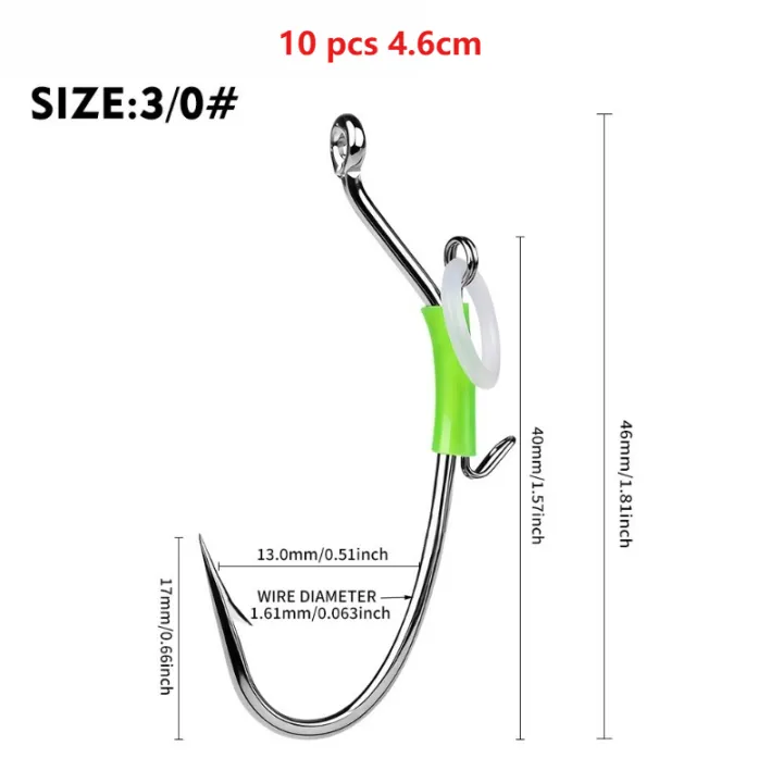 10pcs%20Luminous%20Spring-loaded%20shrimp%20hook%20Live%20Shrimp%20Hooks%20Stainless%20Steel%20Saltwater%20Live%20bait%20Fishing%20Hooks%20Shrimp%20Walker%20-%20Image%207