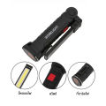 Portable flashlight foldable flashlight 360 ํ led magnetic base flashlight portable LED flashlight. 