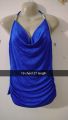 women's sleeveless elasticated halter Neck Top blouse. 