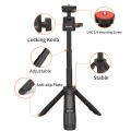 Jmary MT-19 Mini Tripod Stand with Universal Mobile Phone Holder and High quality aluminum alloy Ball-Head. 