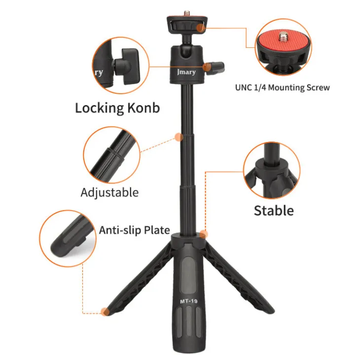 Jmary%20MT-19%20Mini%20Tripod%20Stand%20with%20Universal%20Mobile%20Phone%20Holder%20and%20High%20quality%20aluminum%20alloy%20Ball-Head%20-%20Image%205