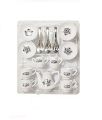 Stinnos Coffee Set - 14 Pieces - White. 