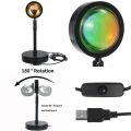 Atmospheric Sunset Lamp RGB 16 Color Option | Ultra Power Light | 4 Auto Color Changing Option. 