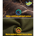 Men's Silent Soft Shell Camouflage Tactical Jacket Waterproof Warm Fleece Hunting Jackets Outdoor Hiking Fishing Hooded Coat.