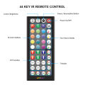 RGB Light Strip Remote Controller, 2-in-1 4 Pin Dimming Dimmer Brightness Flash Mode Control for LED Tape Light,12V /24v DC. 