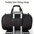 Large Capacity Carry on Travel Bag for Men Spacious Sports Gym Bag with Multiple Compartments Weekend Overnight Duffel Bag. 