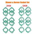 1/2/5/10/20x 2KW 5KW Air Diesel Heater Blower Fan Motor & Burner Gasket set For Chinese heater Eberspacher Airtronic Car Truck.