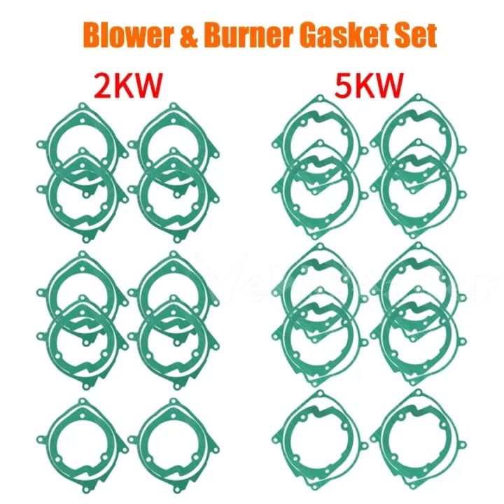 1/2/5/10/20x 2KW 5KW Air Diesel Heater Blower Fan Motor & Burner Gasket set For Chinese heater Eberspacher Airtronic Car Truck