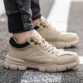 High-quality Safety Shoes Men Steel Wire Rotary Buckle Work Sneakers Indestructible Shoes Anti-smash Anti-puncture Work Shoes. 