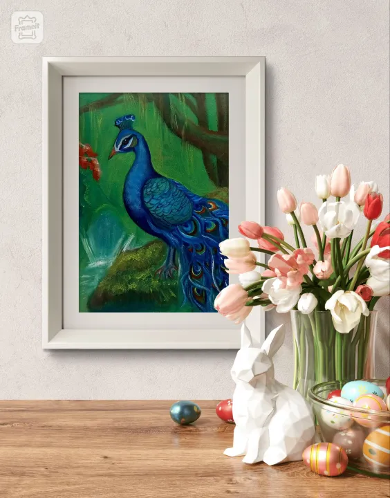 beautiful%20peacock%20painting%20%F0%9F%8E%A8oil%20painting%20only%201%20piece%20A4%20size%20painting%20on%20sheet%20hand%20made%20painting%20decore%20home%20-%20Image%202