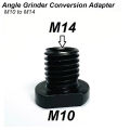 Angle Grinder Adapter M10 M14 M16 Thread Attachment Grinde Spindle Arbor Conversion Female To Male Connector Rod Power Tool Part. 