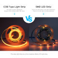 U5V WiFi Zigbee RGB LED Strip Light COB Flexible Ribbon USB Tuya Compatible for Room Decoration Works with Alexa  Home. 