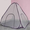 Double Bed Polyster Foldable King Size Bed Mosquito Net with Sheet Cover| Solid and Durable machardani for Home| Double Bed Mosquito net multi colour. 