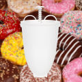 Portable Donut Maker Donut Mould Easy Fast Manual Waffle Dispenser Doughnut Machine Arabic Waffle Plastic Lightweight Deep Fry. 