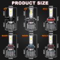 500W 500000LM H7 H4 H1 H8 H11 LED Light H7 Car Headlight Bulbs H11 H8 LED Fog Auto Lamp 6000K 5570 9005 9006 9012 12V Turbo 24V. 