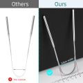 3PCS Tongue Scraper, Stainless Steel Tongue Scrapers, Tounge Scraper Cleaner, Professional Tongue Brush,Tongue Coating Remover. 