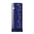 SAMSUNG RR20C2Z226U/IM 192 Litres Single Door Refrigerator with Stylish Grande Design (Flower Pattern Blue). 
