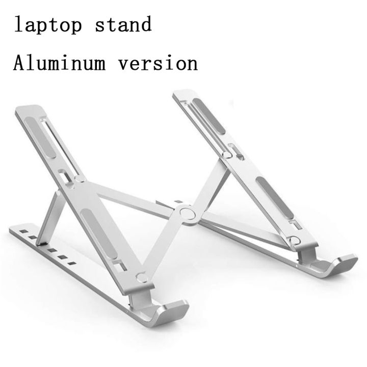 Foldable Aluminum Laptop Stand Adjustable Ergonomic Desktop Holder for 11-17 inch Laptops