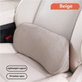 Car Memory Foam Lumbar Support Cushion Waist Pillow Backrest Seat Driver Travel Back Support Auto Interior Accessories Comfort. 