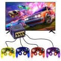 for GameCube NGC Retro Transparent Wired Gamepad Controller Classic Joystick Joypad Game Handle Accessories Dropshipping. 