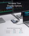 Anker 565 11-in-1 USB-C Hub 10 Gbps USB-A Data Ports 4K HDMI Display Ports 100W Power PD for Laptop Computer. 