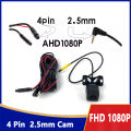 Car camera Four-pin AHD streaming media Dashcam HD night vision rearview mirror dedicated camera 1080P water and dust resistant. 