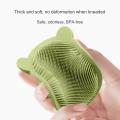 Dinosaur Silicone Scalp Massager Shampoo Brush with Soft Silicone Bristles for Dandruff Removal, Hair Growth and Scalp Care.