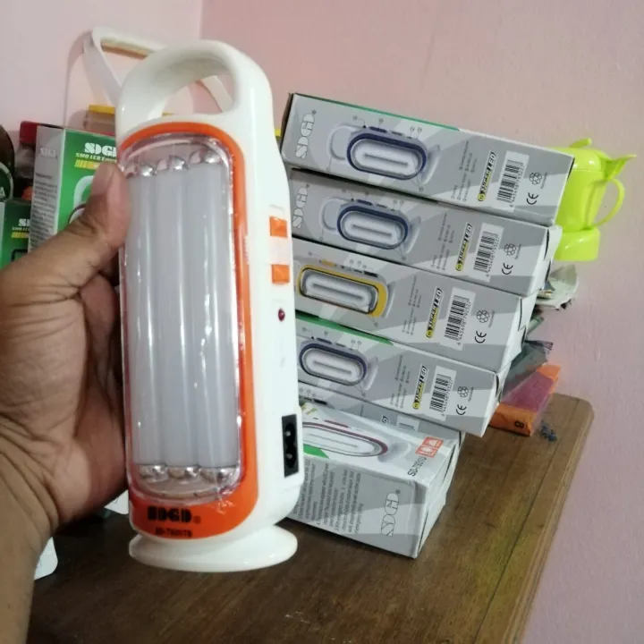 Rechargeable%20Light%20SD-7925TB%203%20Month%20Warranty%20Three%20Tube%20Style%20Portable%20Homehlod%20Rechargeable%20LED%20Emergency%20Light%20With%20Charger%20Cable,%20Touch%20Light%20-%20Image%202