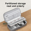 Hagibis Electronic Organizer Travel Case Bag for Mac mini M4/M4 Pro 2024 Portable Carry Case for Cable Charger Mouse Power Bank. 
