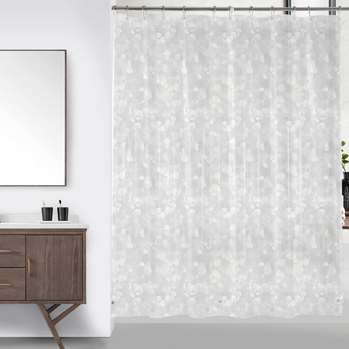 PEVA%20Shower%20Curtain%20Waterproof%20Plastic%20Clear%20Bath%20Curtains%20Transparent/Colorful%20Bathroom%20Curtains%20Mildew%20Home%20Luxury%20with%20Hooks%20-%20Image%208