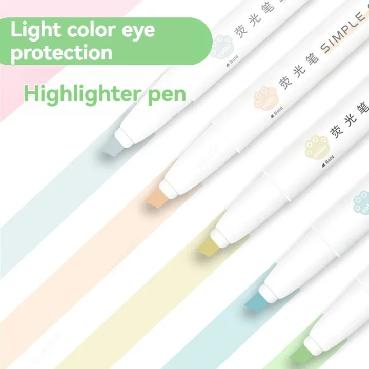 5PCS%20Highlighter%20Pen%20Set%20Multiple%20series%20available%20Double%20Headed%20Colored%20Fluorescent%20Pen%20Student%20Stationery%20Supplies%20-%20Image%204