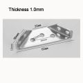 5/10/20/pcs Thickened Stainless Steel Corner Angle Code 90 Degrees Right Angle Fixed Bracket Furniture Connectors for Furniture.