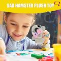 Music Sad Hamster Meme Plush Toy Fun Sounding Hamster Stuffed Animals Kawaii Dolls Kids Toy Gifts Birthday Valentine's Day Gifts. 