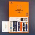 S100 Ultra Max Smart Watch 7 Straps 2.2 IPS Display Smart watch For men Women Stylish Design. 