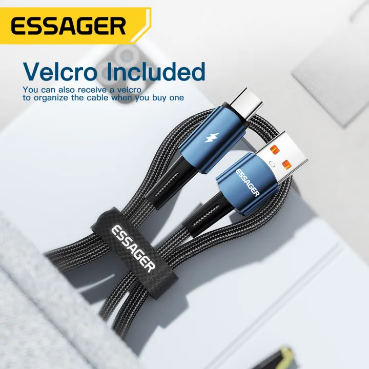 Essager%20120W%20USB%20Type%20C%20Cable%20Super%20Fast%20Charge%2067W%20Cable%20Quick%20Charge%206A%20For%20%2012Pro%20Redmi%20K50%20Note%2011Pro%20Black%20Shark5%20Pro%20-%20Image%206