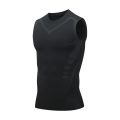 Men's Slimming Vest Ionic Compression Shirt Ice-Silk Cooling Body Shaper Tank Top Tummy Control Quick-Dry Fitness Shirts. 