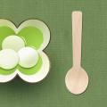 50Pcs Disposable Wooden Spoons for Tasting Sampling Yogurt Ice Cream Dessert Forks Wedding Party Tableware Wooden Spoon.