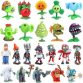 Plants vs Zombies Action Figure Gargantuar Dr. Zombie Conehead Football Bucket Yeti Figures Birthday  Children Toy For Boys. 
