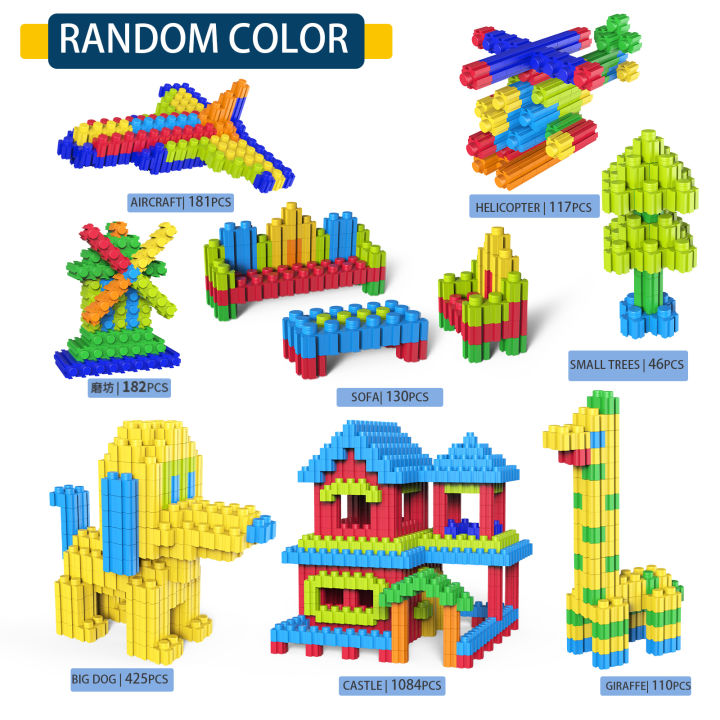 Children'S%20Bulk%20Diamond%20Block%20Assembly%20Toy%20With%20Versatile%20Large%20Particles%20Puzzle%20For%20Boys%20And%20Babies%20Aged%203%20To%206%20-%20Image%203