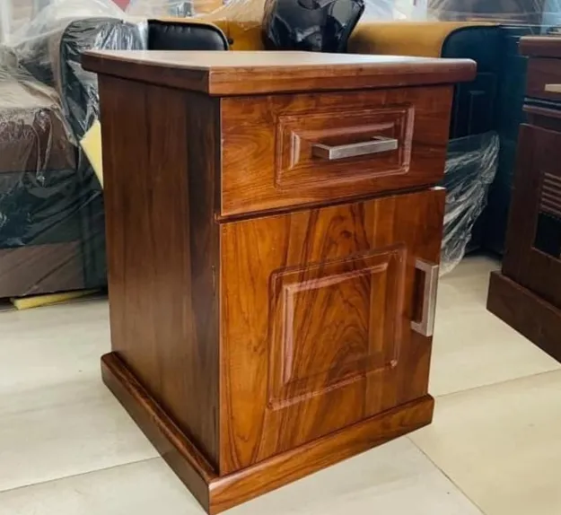 Teak Bed Side Cupboard