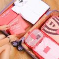 Travel and business trips Storage Bag Large Capacity Waterproof Luggage Clothing Underwear Storage Bag Fashion Bag With Zipper.