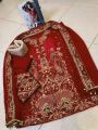 New arrivals  luxury Party wear Chiffon with jamawar Trouser. 